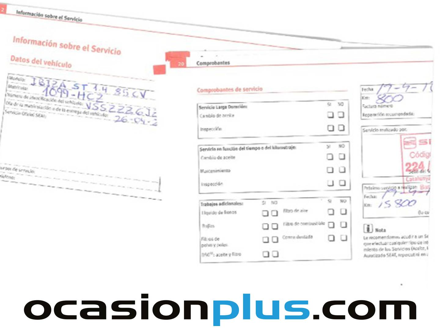 Foto del mantenimiento del Seat Ibiza Seat Ibiza ST 1.4 Style (85 CV)