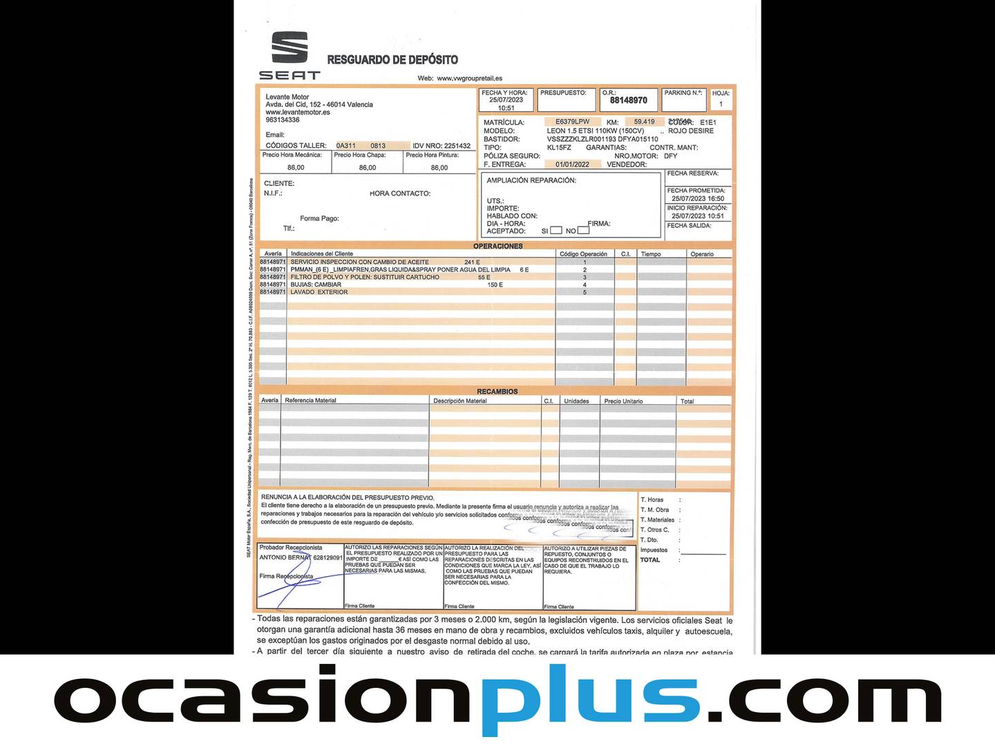 Foto Seat León SEAT León 1.5 eTSI S&S FR Go L DSG (150 CV)