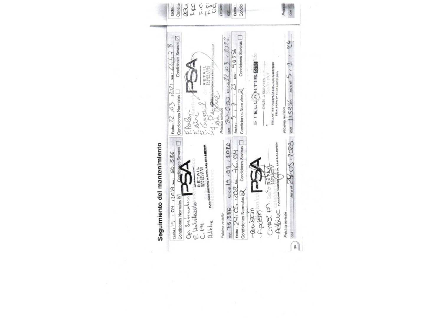 Foto del mantenimiento del Peugeot 3008 Peugeot 3008 1.6 BlueHDi FAP Allure (120 CV)