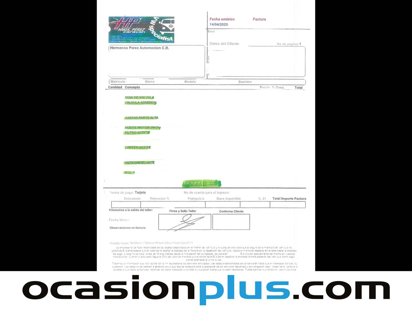 Foto del mantenimiento del Benimar Tessoro 440 Benimar Tessoro 440 UP (130 CV) 4 Plazas