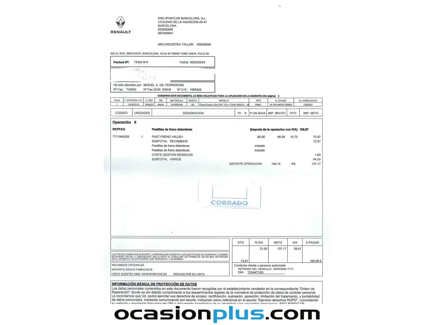 Foto Renault Grand Scénic Renault Grand Scenic Zen Energy TCe (160 CV) 7 Plazas