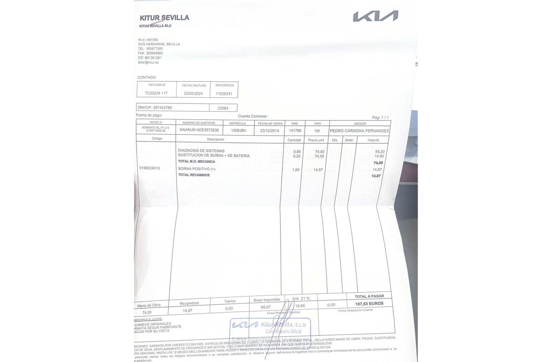 Kia Sorento 2.2 CRDi Emotion 4x4 7 plazas - foto 25