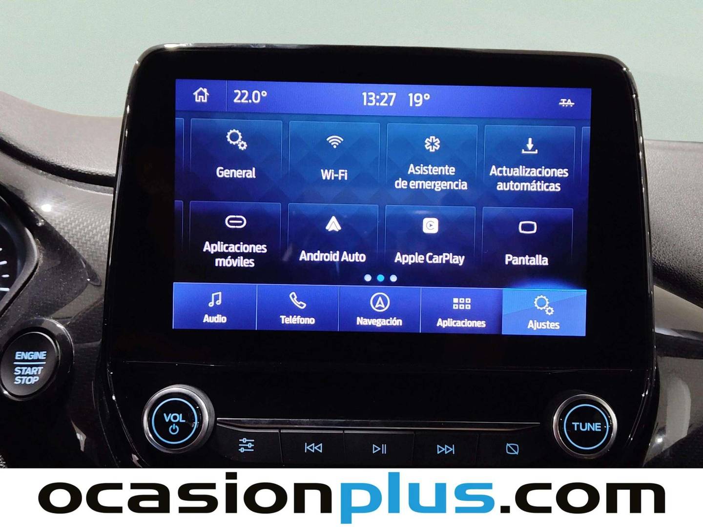Equipamiento del Ford Fiesta Ford Fiesta 1.0 EcoBoost MHEV ST-Line (125 CV)