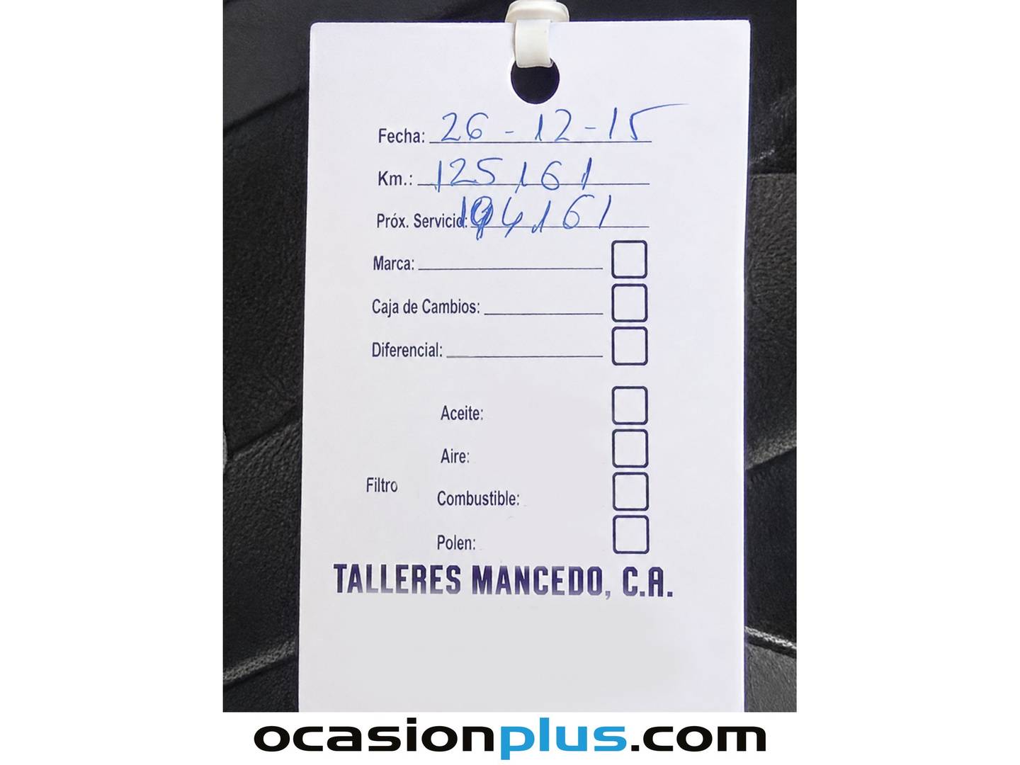 Foto del mantenimiento del BMW Serie 1 BMW Serie 1 118i (136 CV)