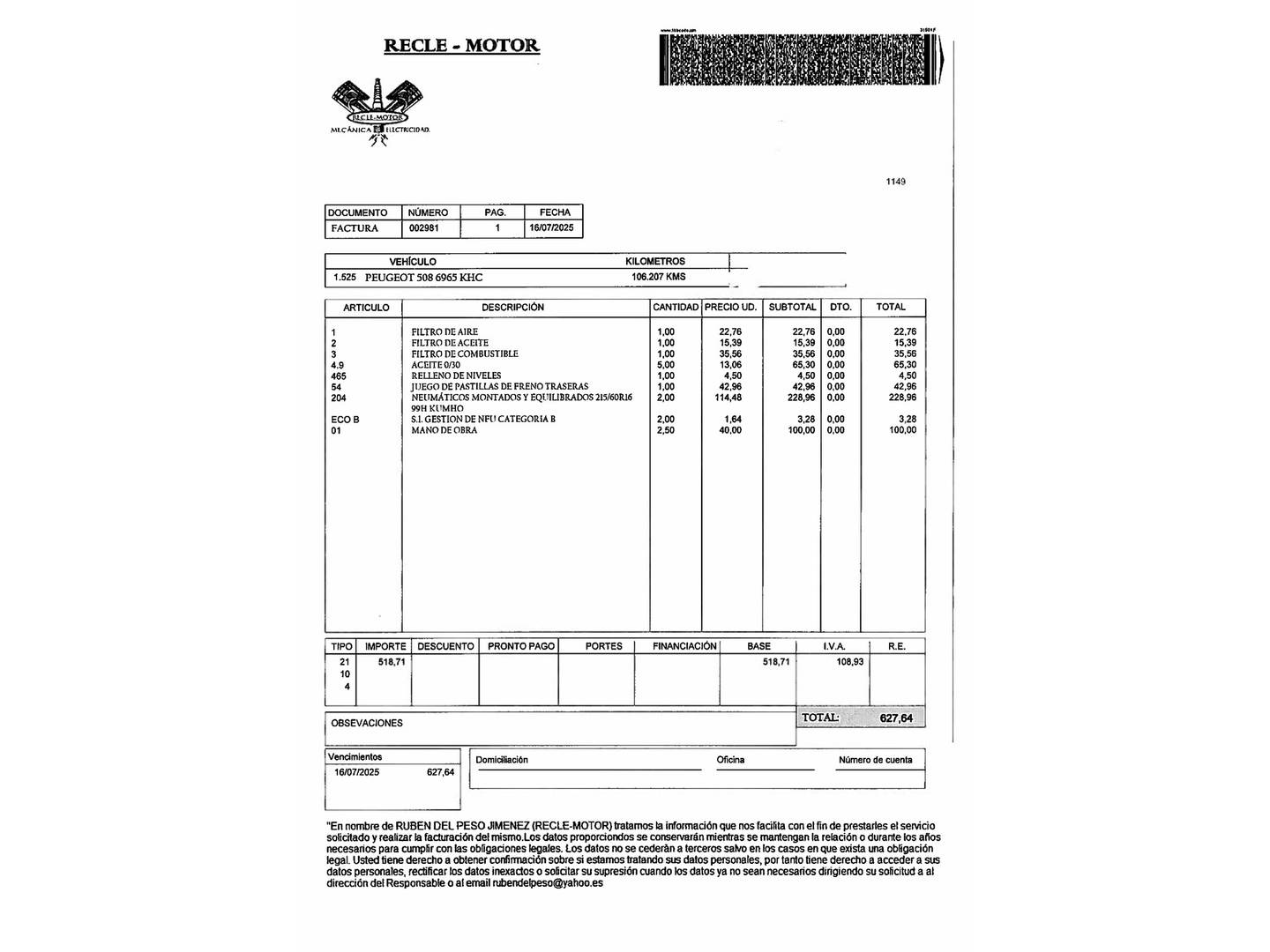 Foto Peugeot 508 Peugeot 508 1.6 BlueHDI Active (120 CV)