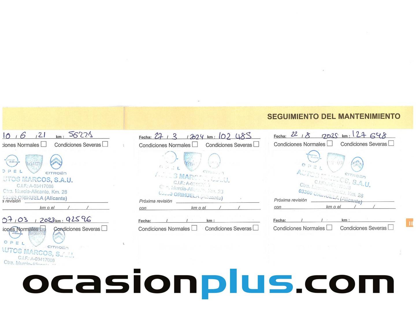 Foto del mantenimiento del Citroën Grand C4 Picasso Citroën Grand C4 Picasso BlueHDi 120 Shine EAT6 (120 CV) 7 Plazas