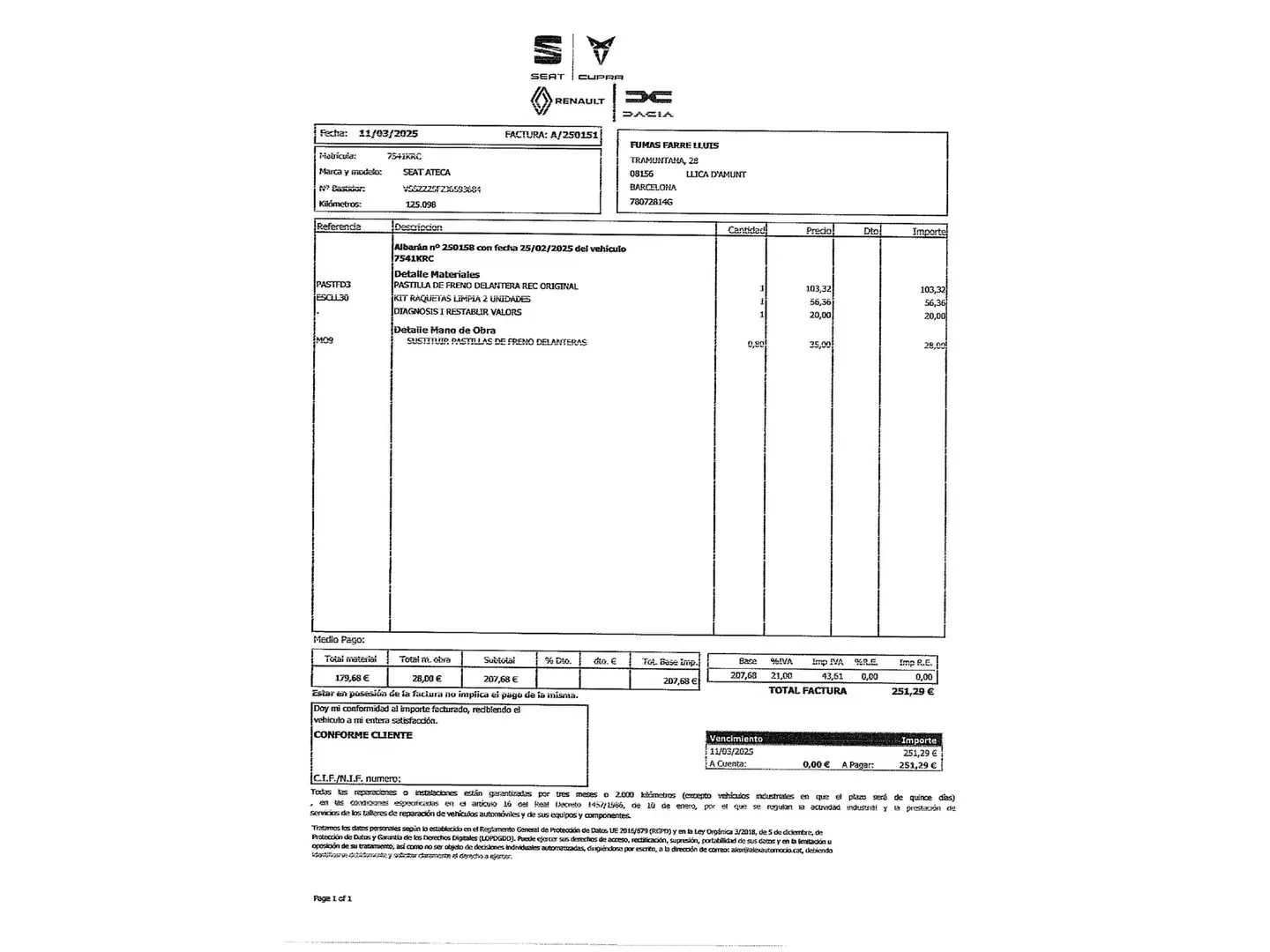 Foto Seat Ateca SEAT Ateca 2.0 TDI S&S Xcellence Plus 4Drive  (150 CV)