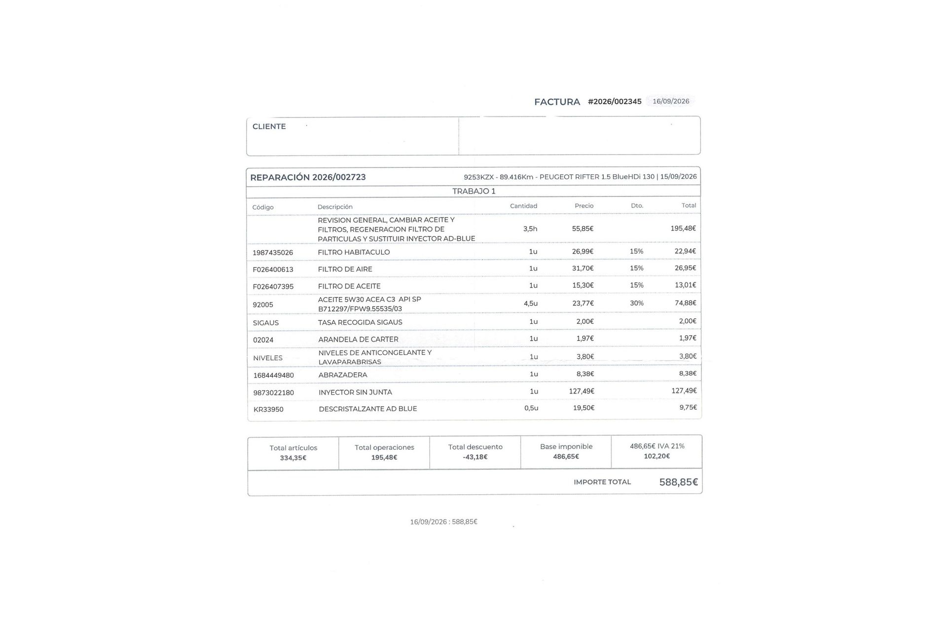 Peugeot Rifter BlueHDi 130 Allure Standard - foto 22