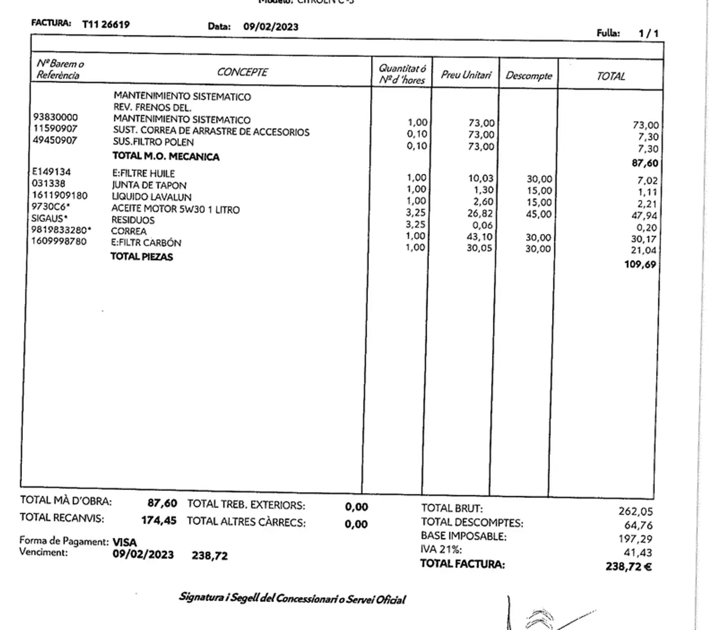 Mantenimiento
