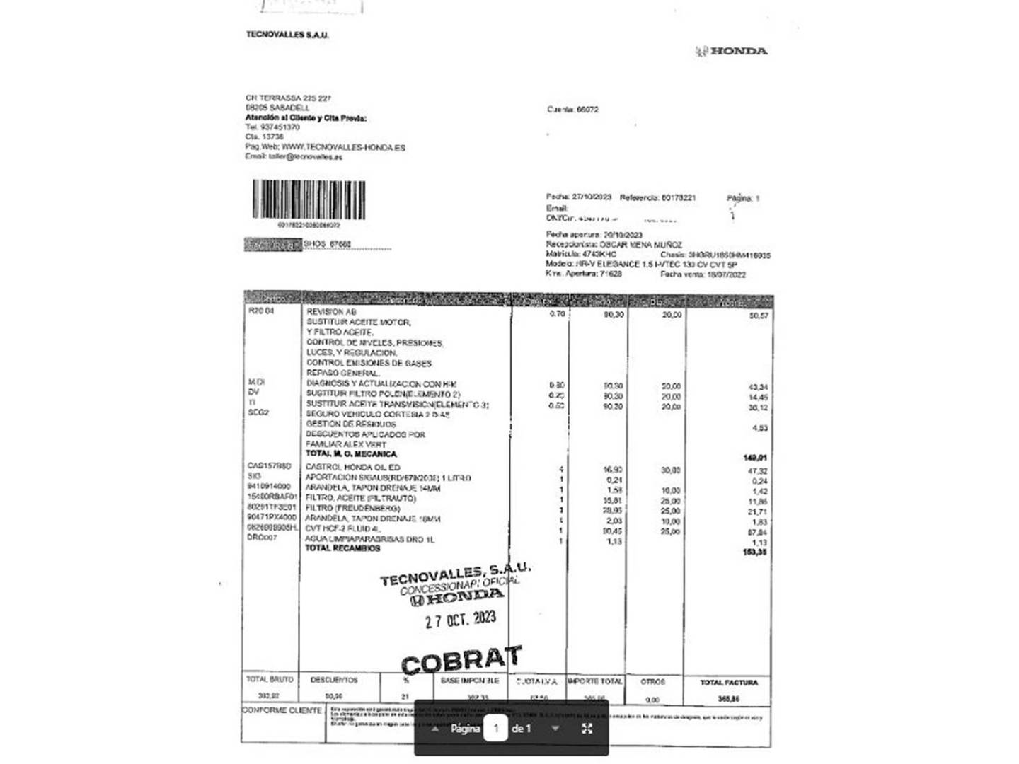 Foto Honda HR-V Honda HR-V 1.5 i-VTEC Elegance CVT (130 CV)