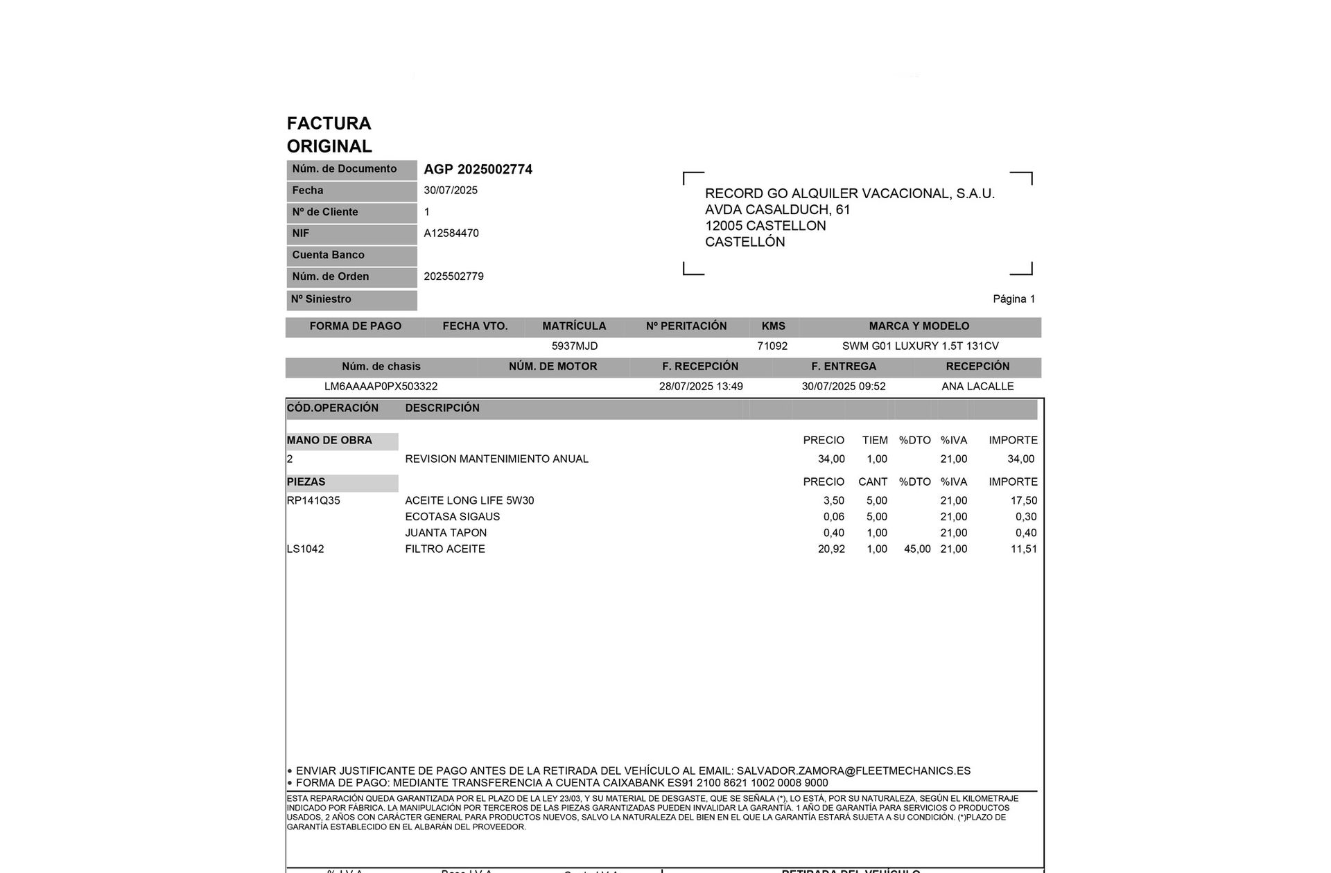 SWM G01 1.5T Luxury - foto 19