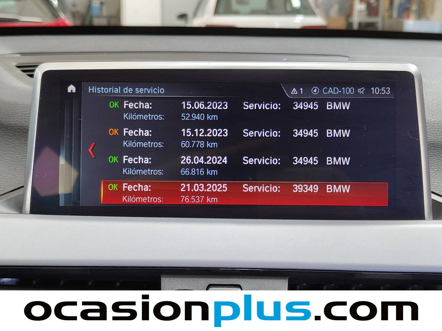 Foto del mantenimiento del BMW X1 BMW X1 sDrive18d (150 CV)