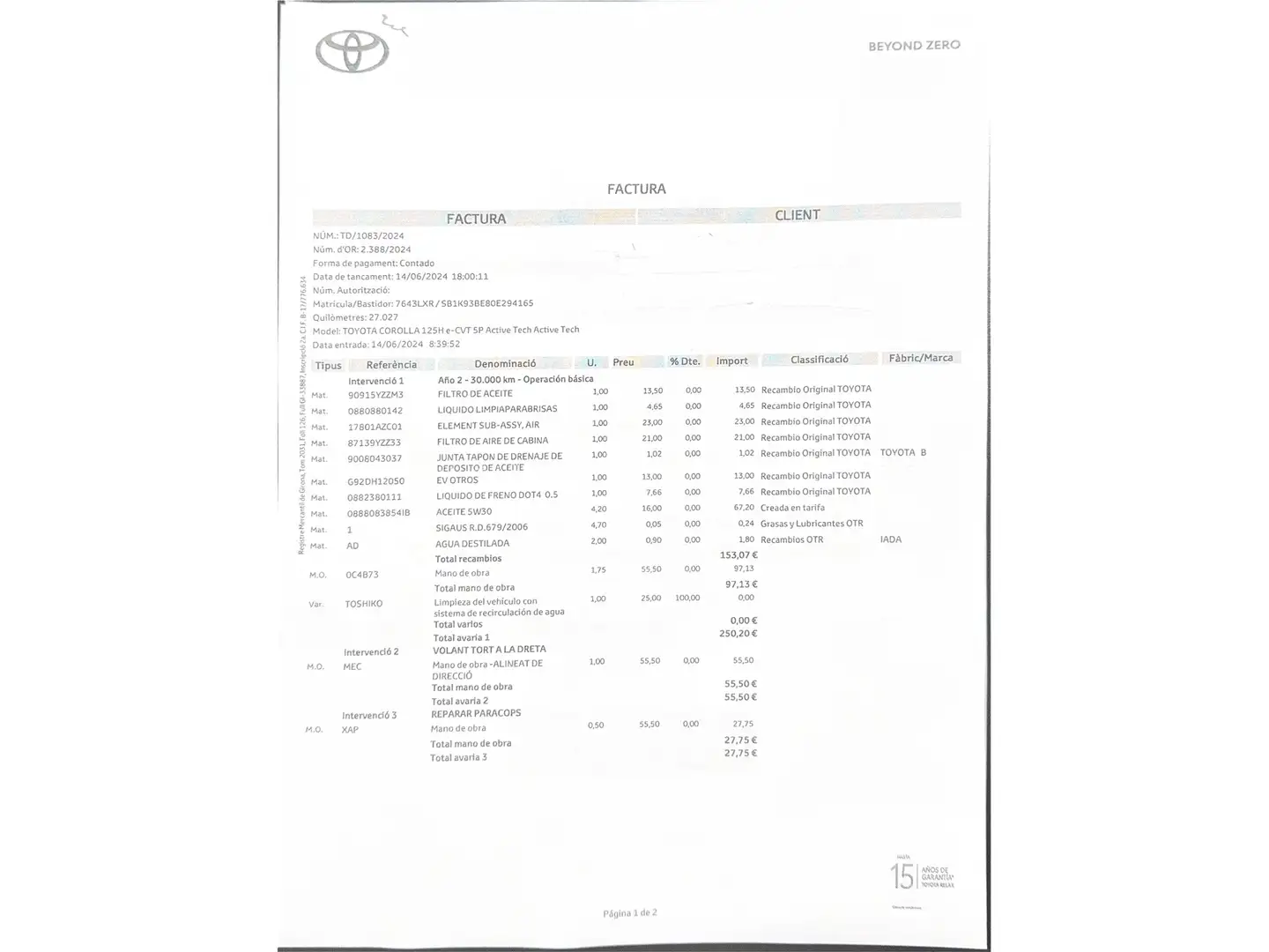 Foto Toyota Corolla Toyota Corolla 1.8 125 Híbrido Active Tech E-CVT (122 CV)