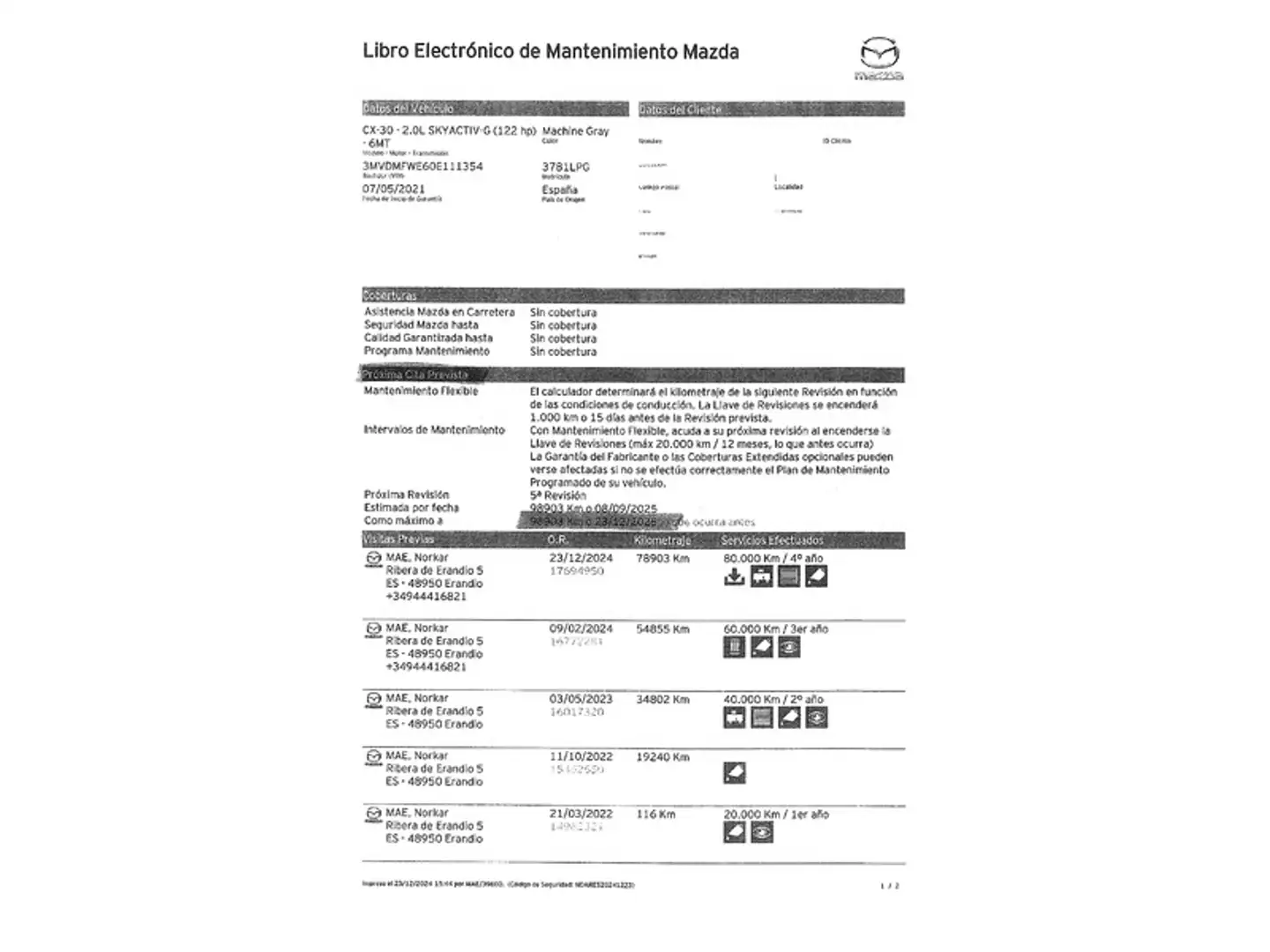 Mantenimiento