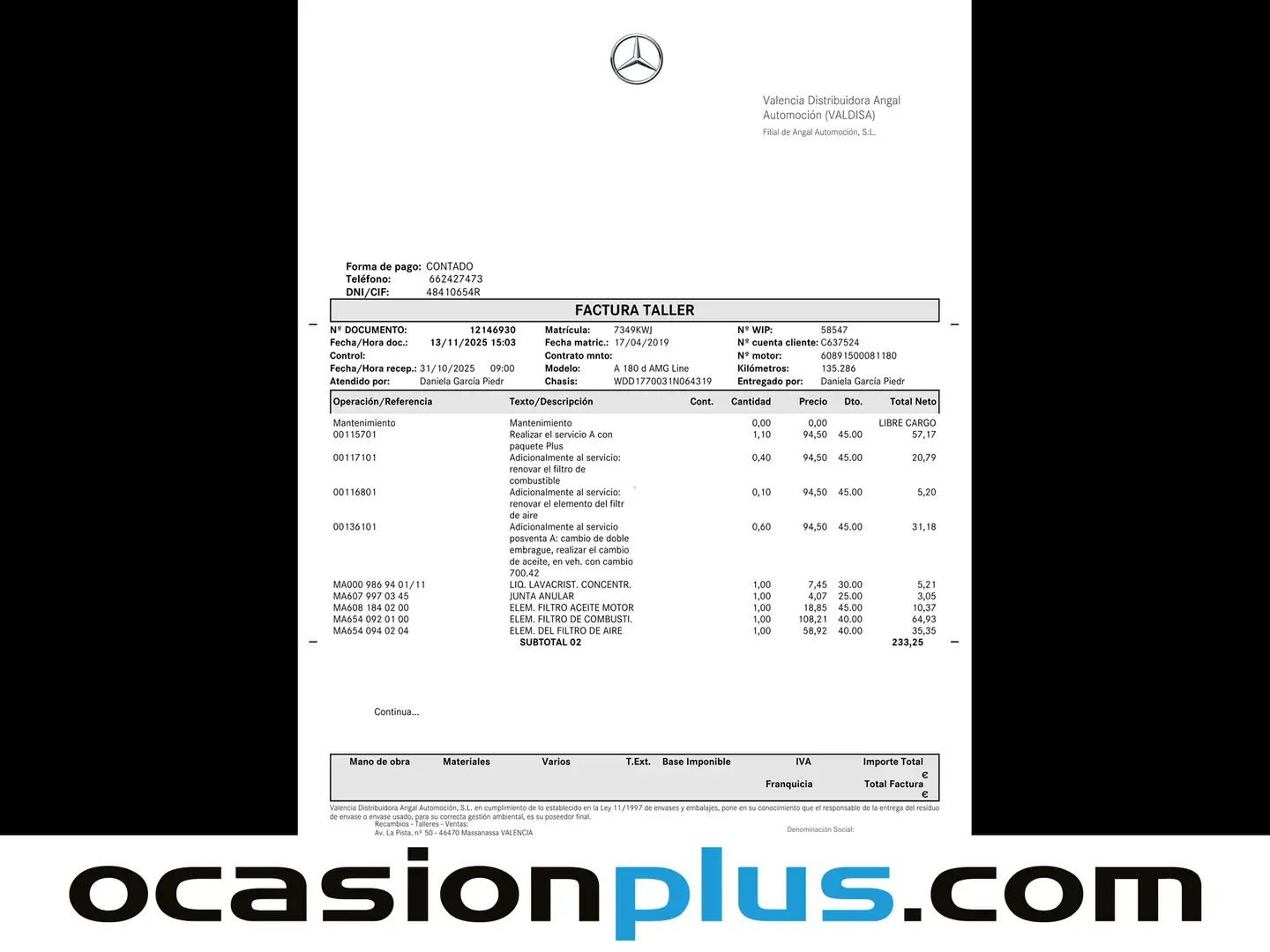 Foto Mercedes Clase A Mercedes-Benz Clase A 180 d (116 CV) PACK AMG