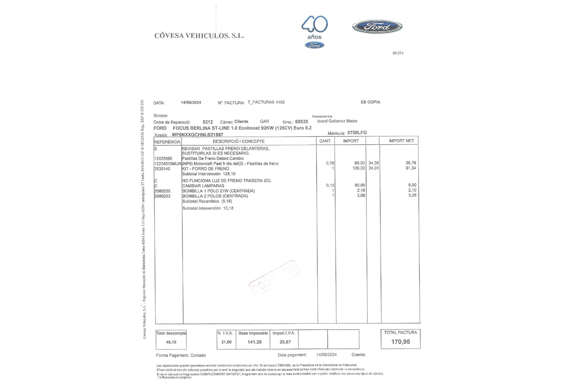 Ford Focus 1.0 EcoBoost ST-Line - foto 22