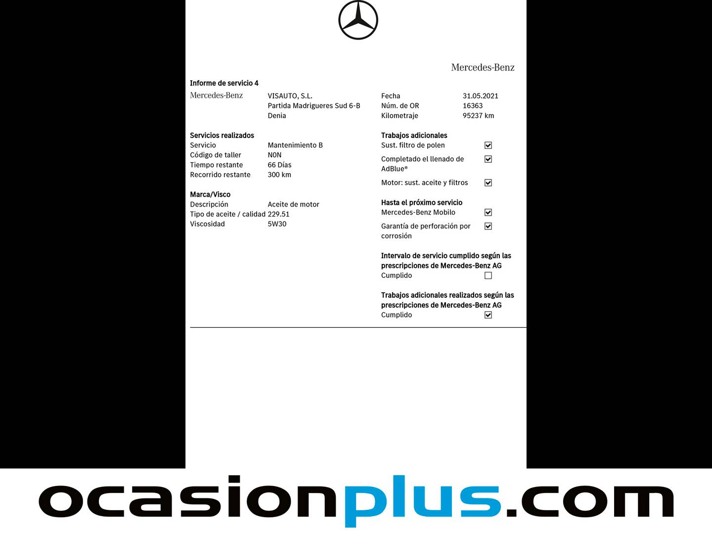 Foto del mantenimiento del Mercedes Clase GLE Mercedes GLE 350 d 4Matic Pack AMG (258 CV)