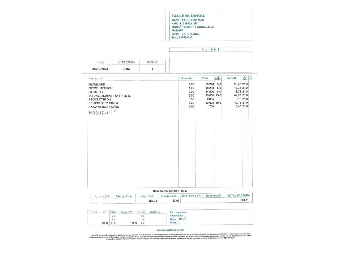 Foto del mantenimiento del Citroën C1 Citroën C1 PureTech 82 City Edition (82 CV)