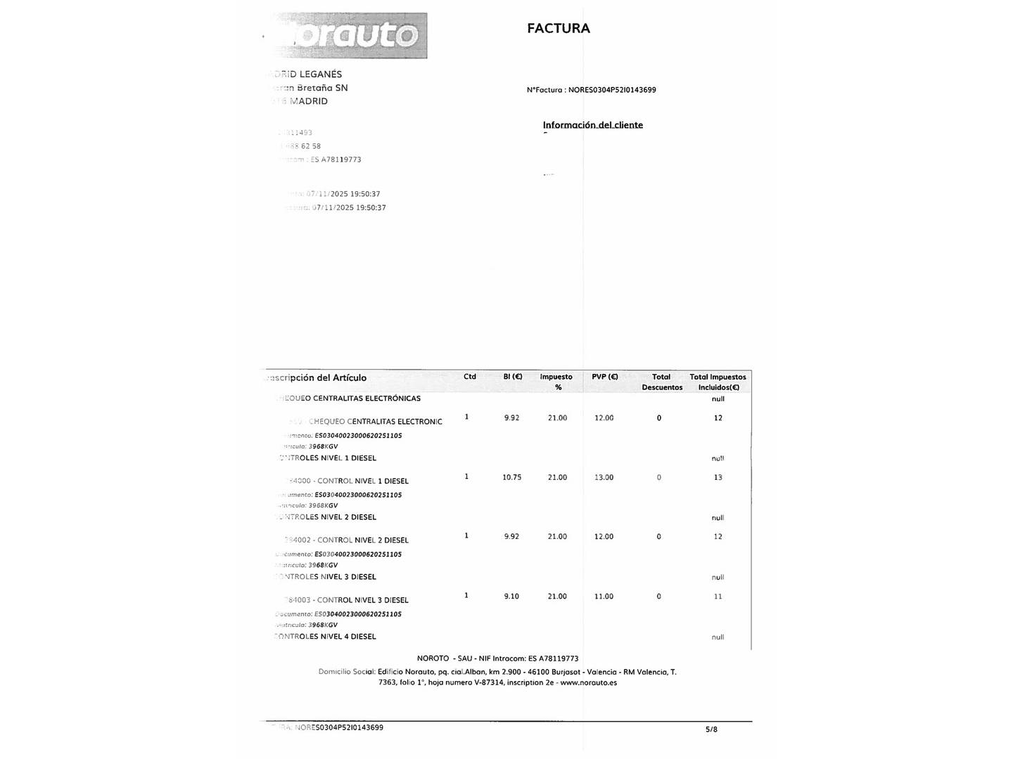 Foto del mantenimiento del Opel Mokka X Opel Mokka X 1.6 CDTi S&S Excellence 4X2 (136 CV)