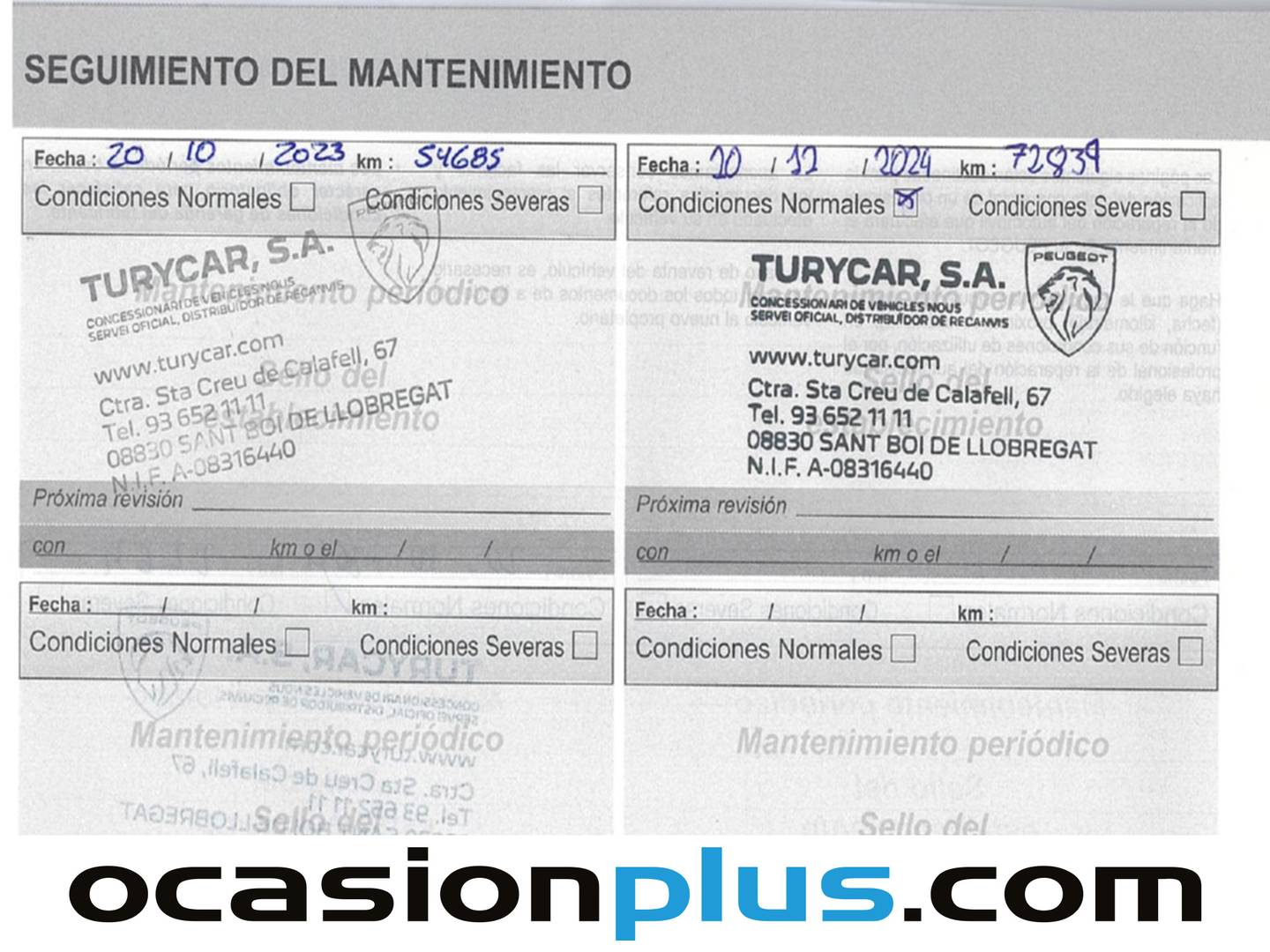 Foto del mantenimiento del Peugeot 5008 Peugeot 5008 PureTech 130 GT Line (130 CV) 7 plazas