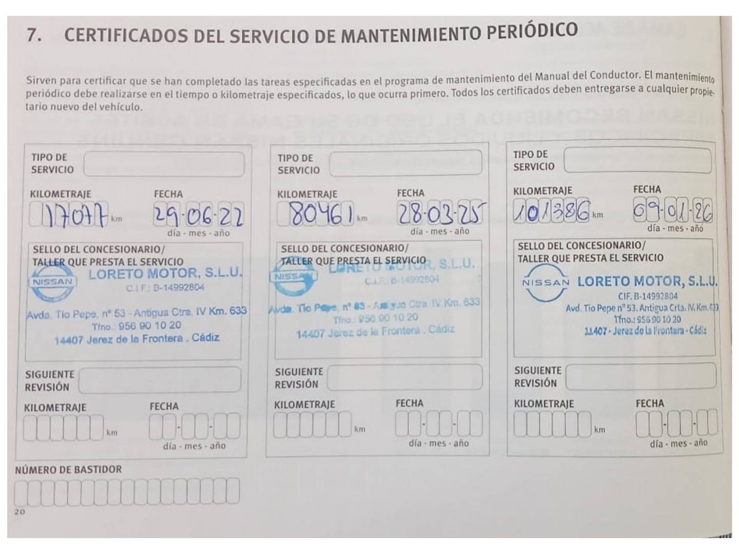 Foto del mantenimiento del Nissan Navara Nissan Navara PickUp 2.3 dCi Doble Cabina Acenta Style (163 CV)