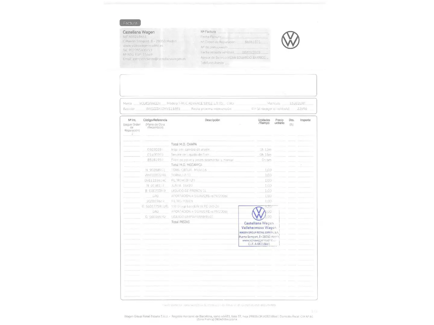 Foto Volkswagen T-Roc Volkswagen T-Roc Advance 1.5 TSI (150 CV) DSG