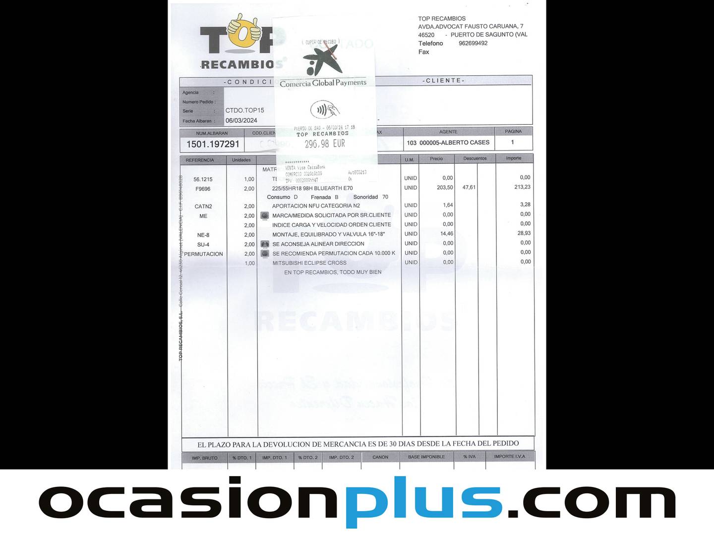 Foto del mantenimiento del Mitsubishi Eclipse Cross Mitsubishi Eclipse Cross 150T Motion 2WD CVT (163 CV)