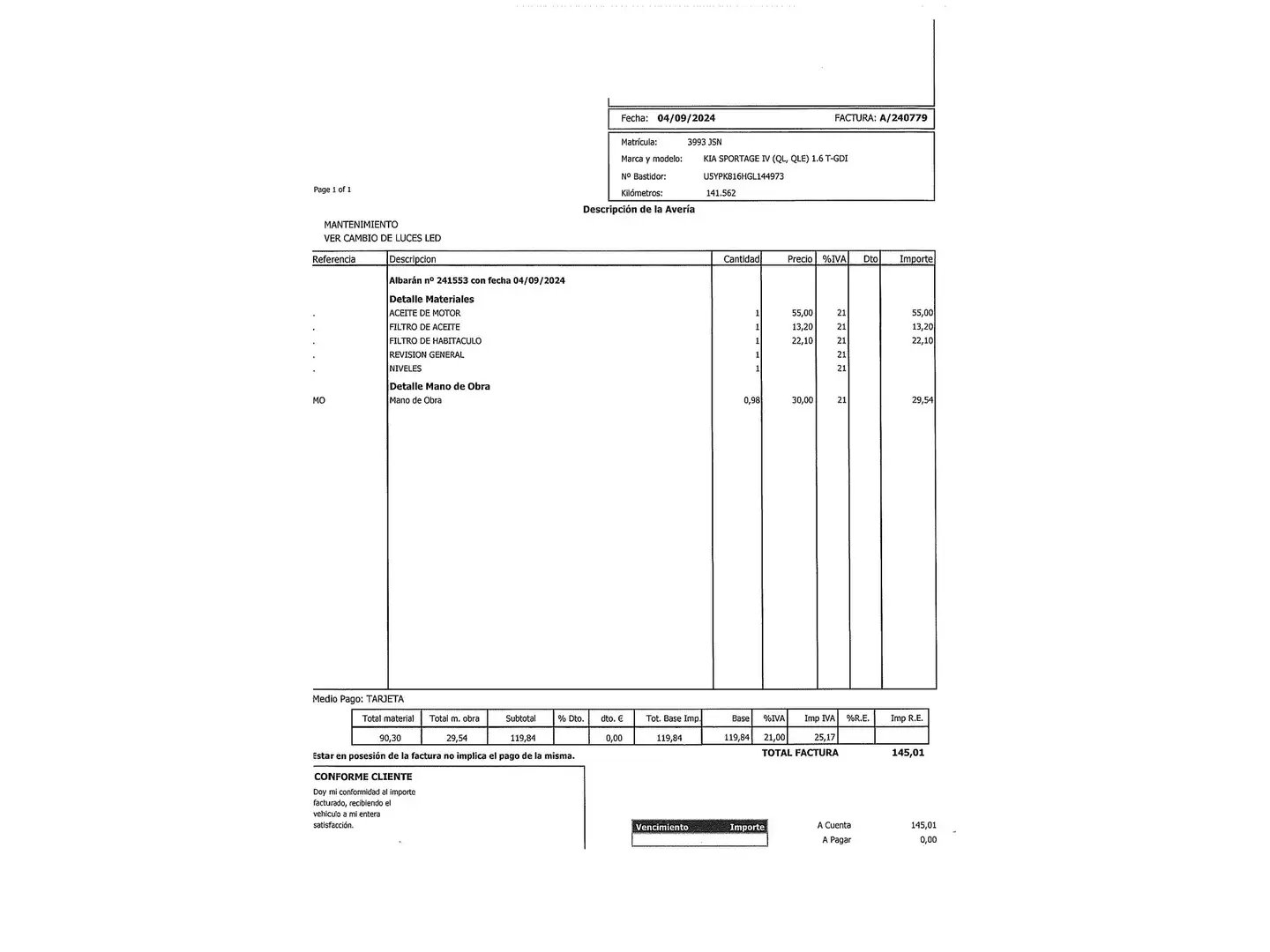 Foto KIA Sportage Kia Sportage 1.6 T-GDi GT Line DCT 4x4 (177 CV)