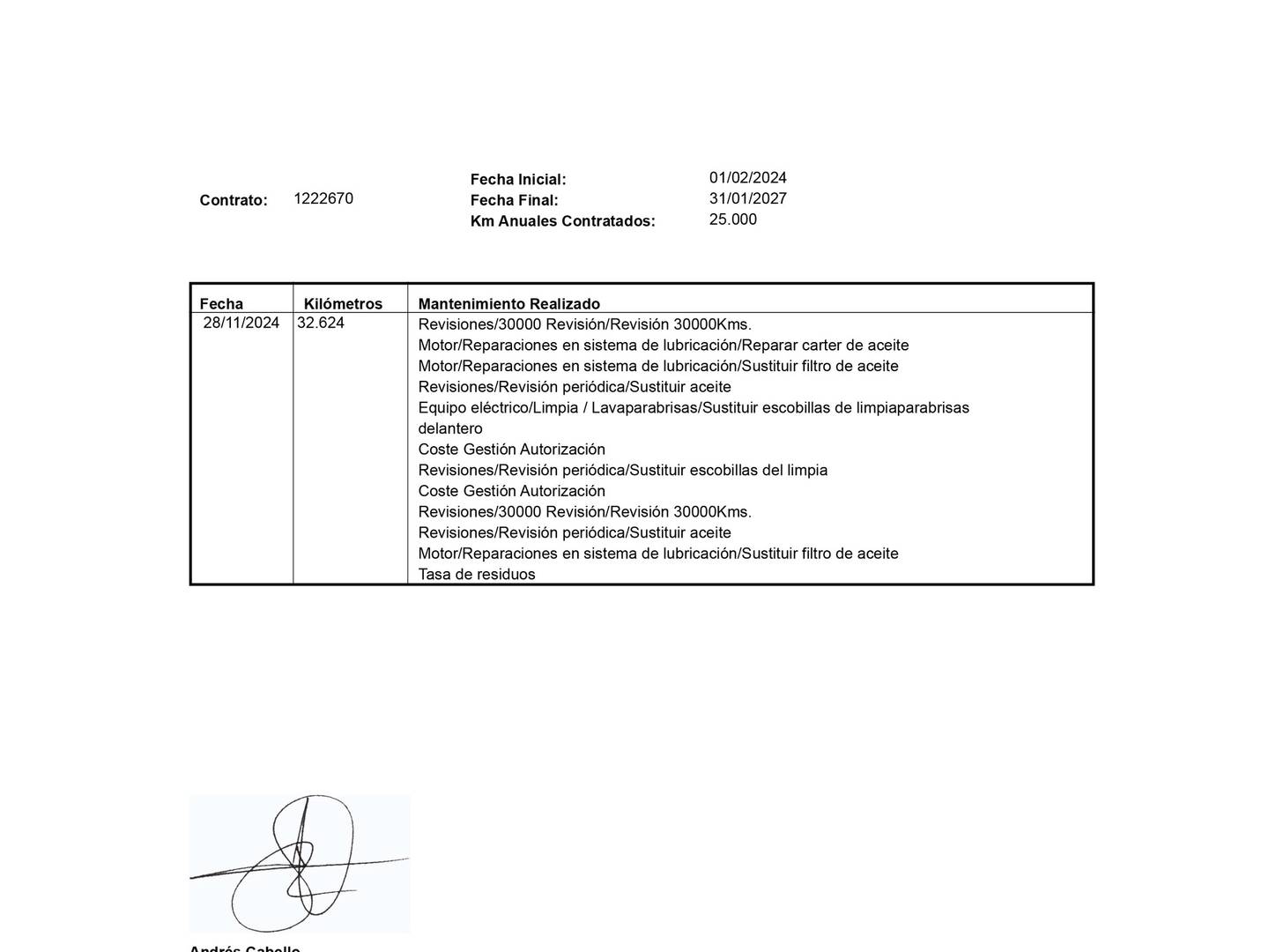 Foto del mantenimiento del Volkswagen T-Roc Volkswagen T-Roc Life 1.0 TSI (110 CV)