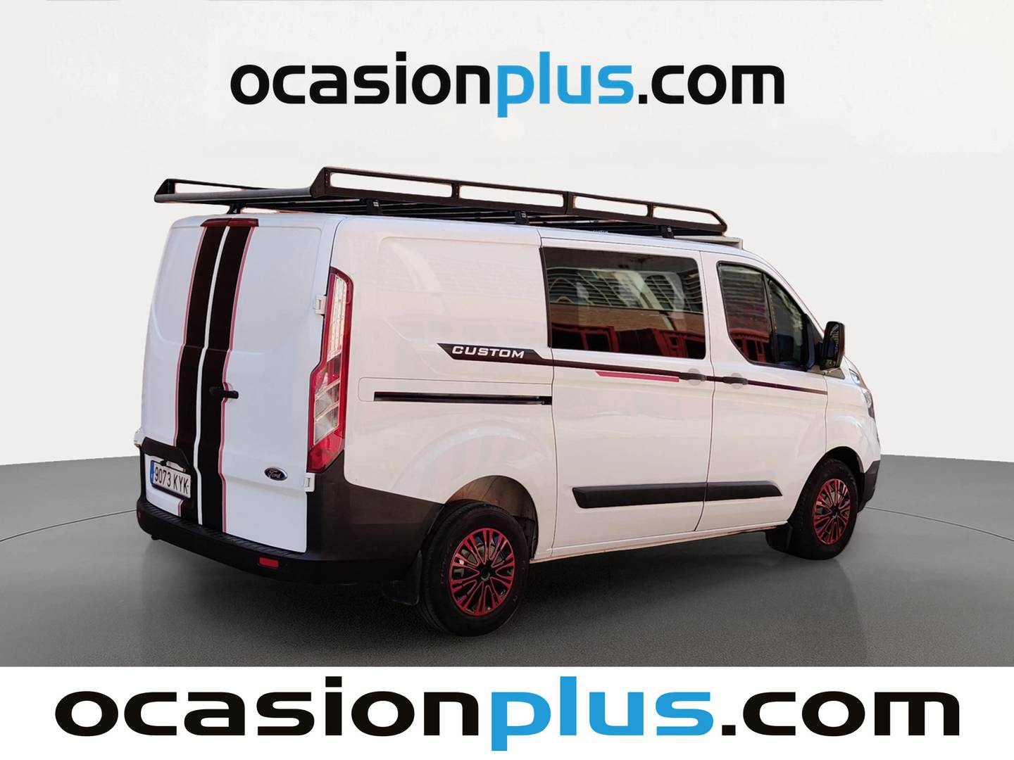 Foto trasera Ford Transit Custom Ford Transit Custom 2.0 TDCI Furgon Doble 300 L1 Trend (105 CV) derecha