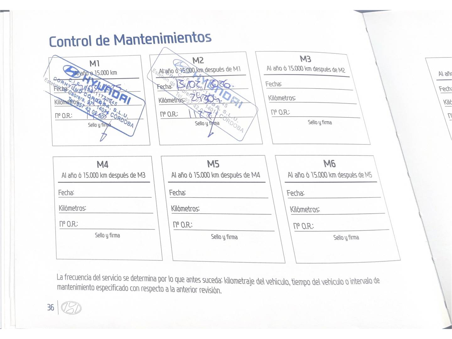 Foto del mantenimiento del Hyundai Tucson Hyundai Tucson 1.6 CRDI 48V N Line Sky DC (136 CV)