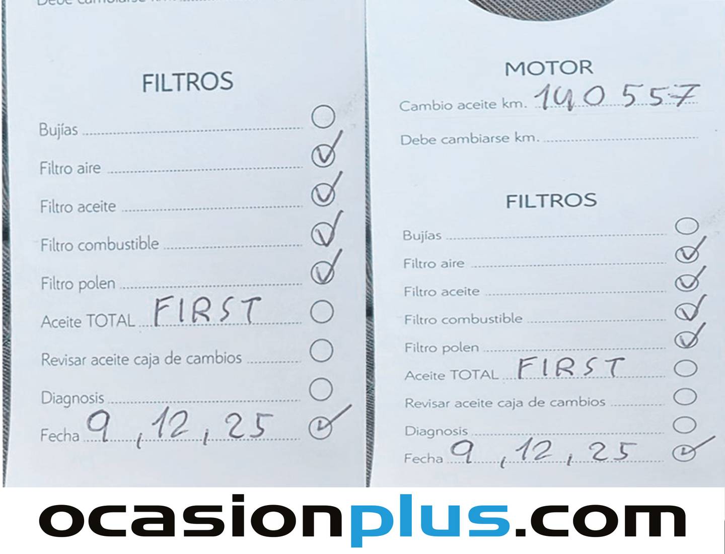 Foto del mantenimiento del Citroën Berlingo Citroën Berlingo BlueHDi 100 Talla XL Club (100 CV)