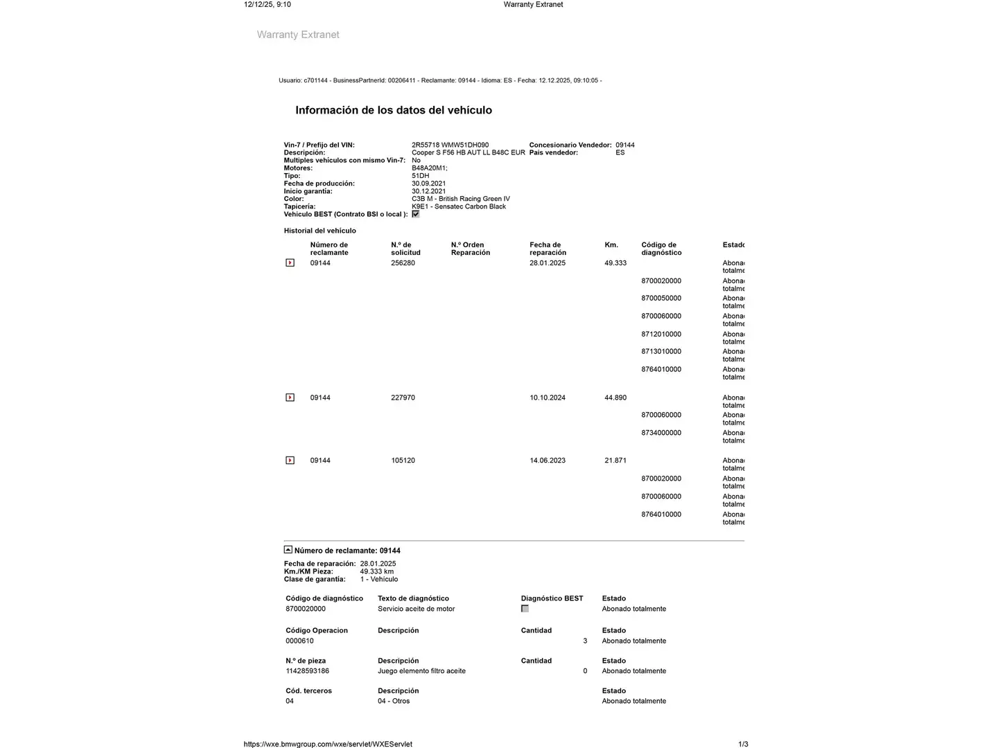 Foto Mini MINI MINI MINI 3 Puertas Cooper S (178 CV)