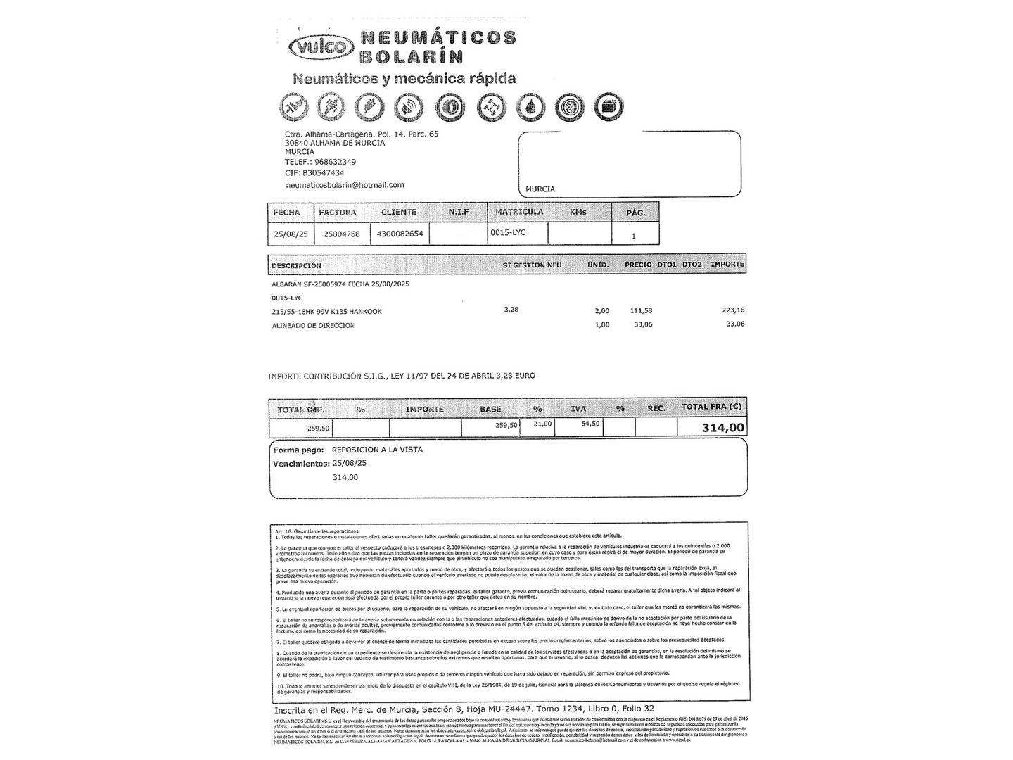 Foto del mantenimiento del Renault Arkana Renault Arkana RS Line E-Tech Híbrido (145 CV)