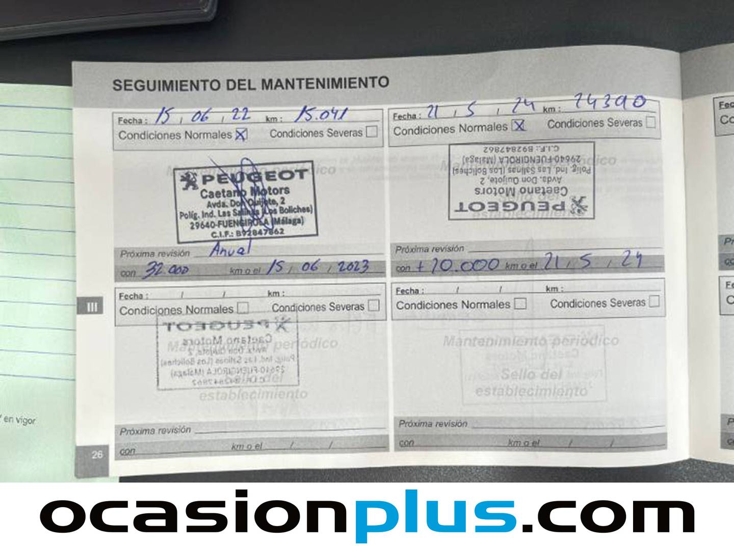 Foto del mantenimiento del Peugeot 508 Peugeot 508 PureTech 180 S&S GT Line EAT8 (180 CV)