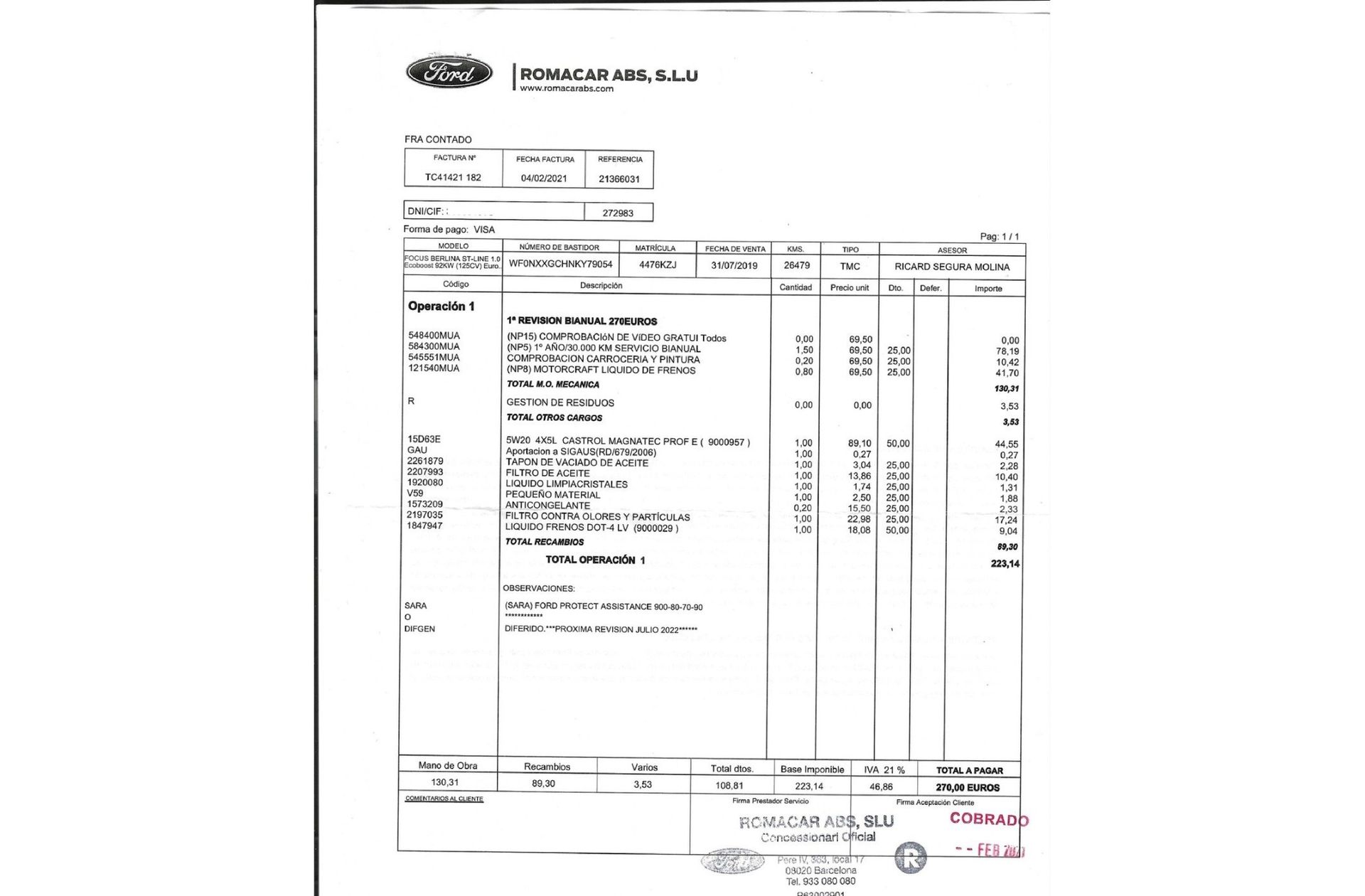 Ford Focus 1.0 EcoBoost ST-Line - foto 22