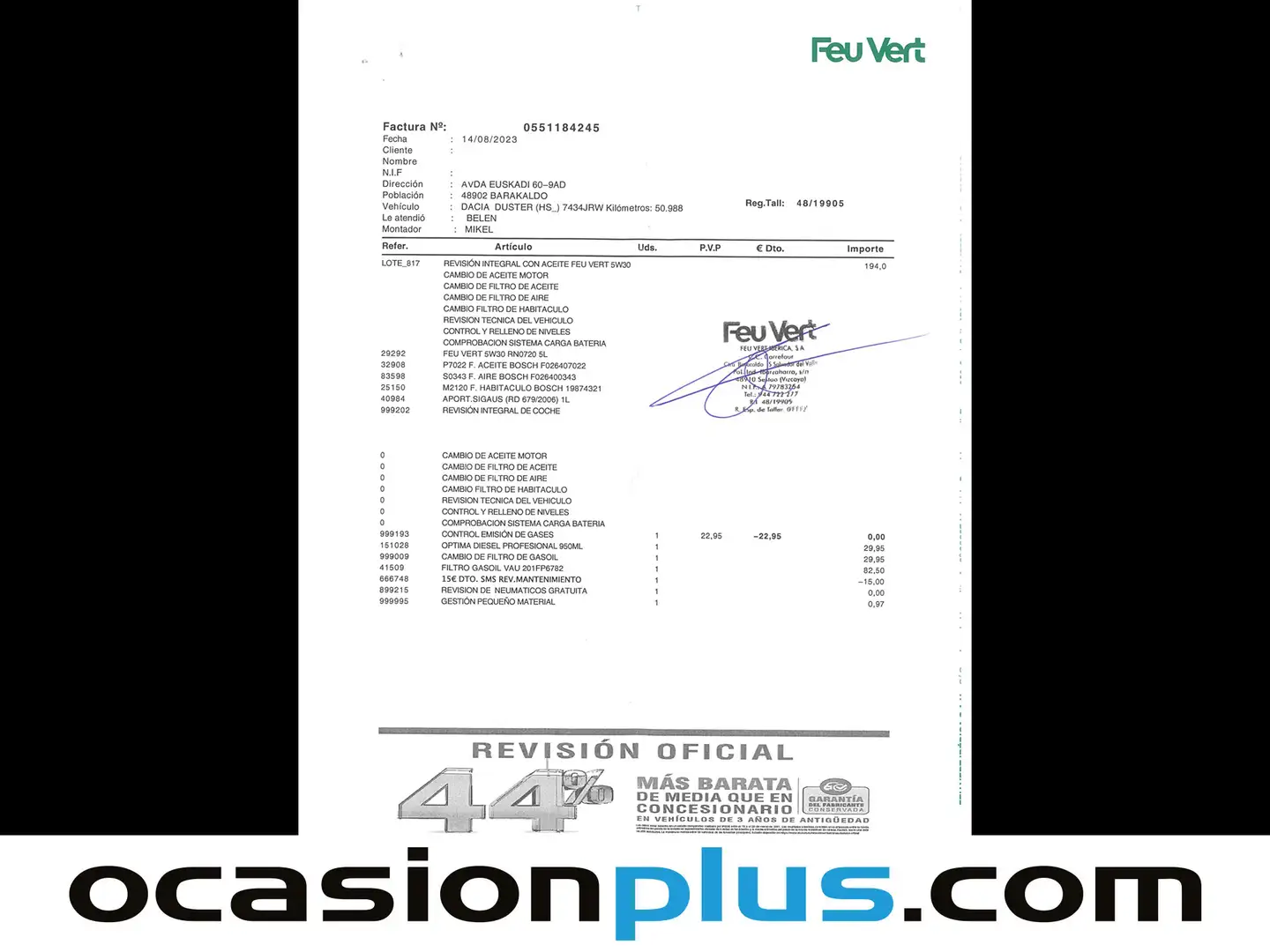 Foto Dacia Duster Dacia Duster Laureate dCi (110 CV)