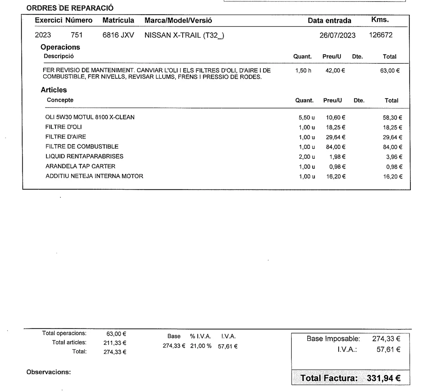 Foto Nissan X-TRAIL Nissan X-Trail dCi 130 Tekna 4x2 (130 CV)