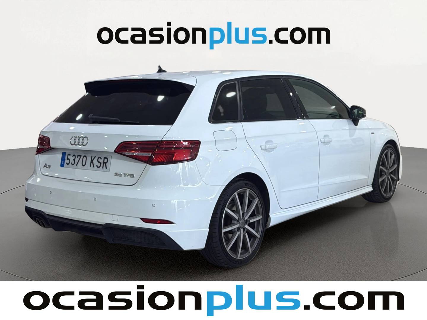 Foto trasera Audi A3 Audi A3 Sportback Black line 35 TFSI (150 CV) S tronic PACK S-LINE derecha