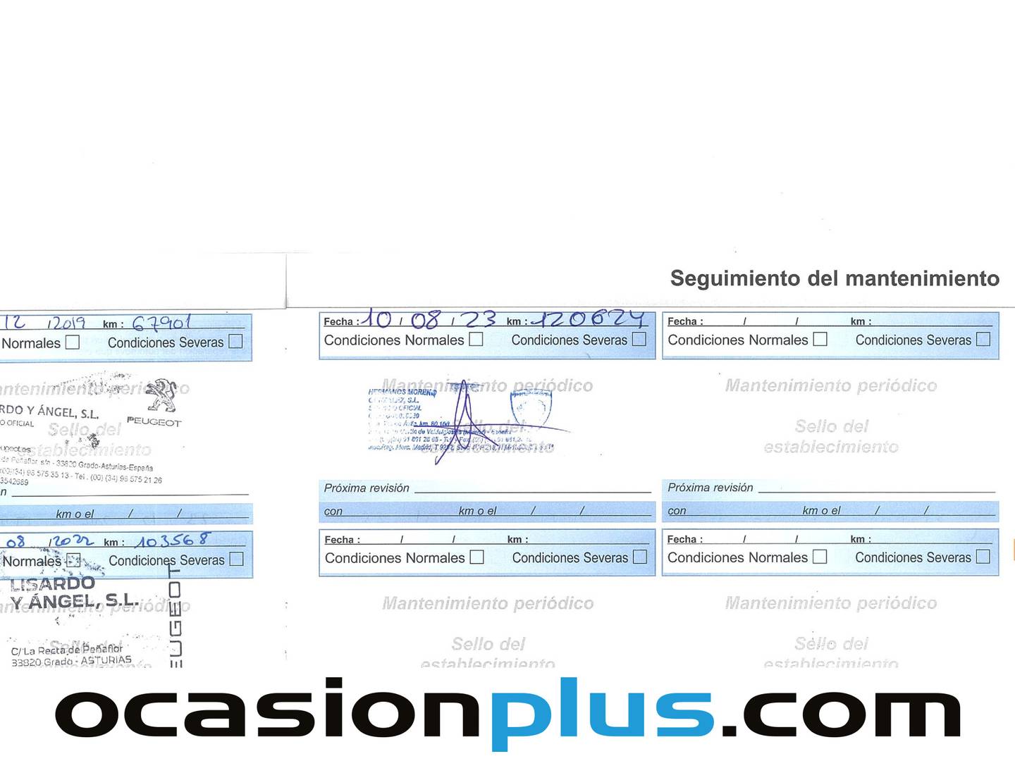 Foto del mantenimiento del Peugeot 308 Peugeot 308 SW 2.0 BlueHDI GT Line (150 CV)