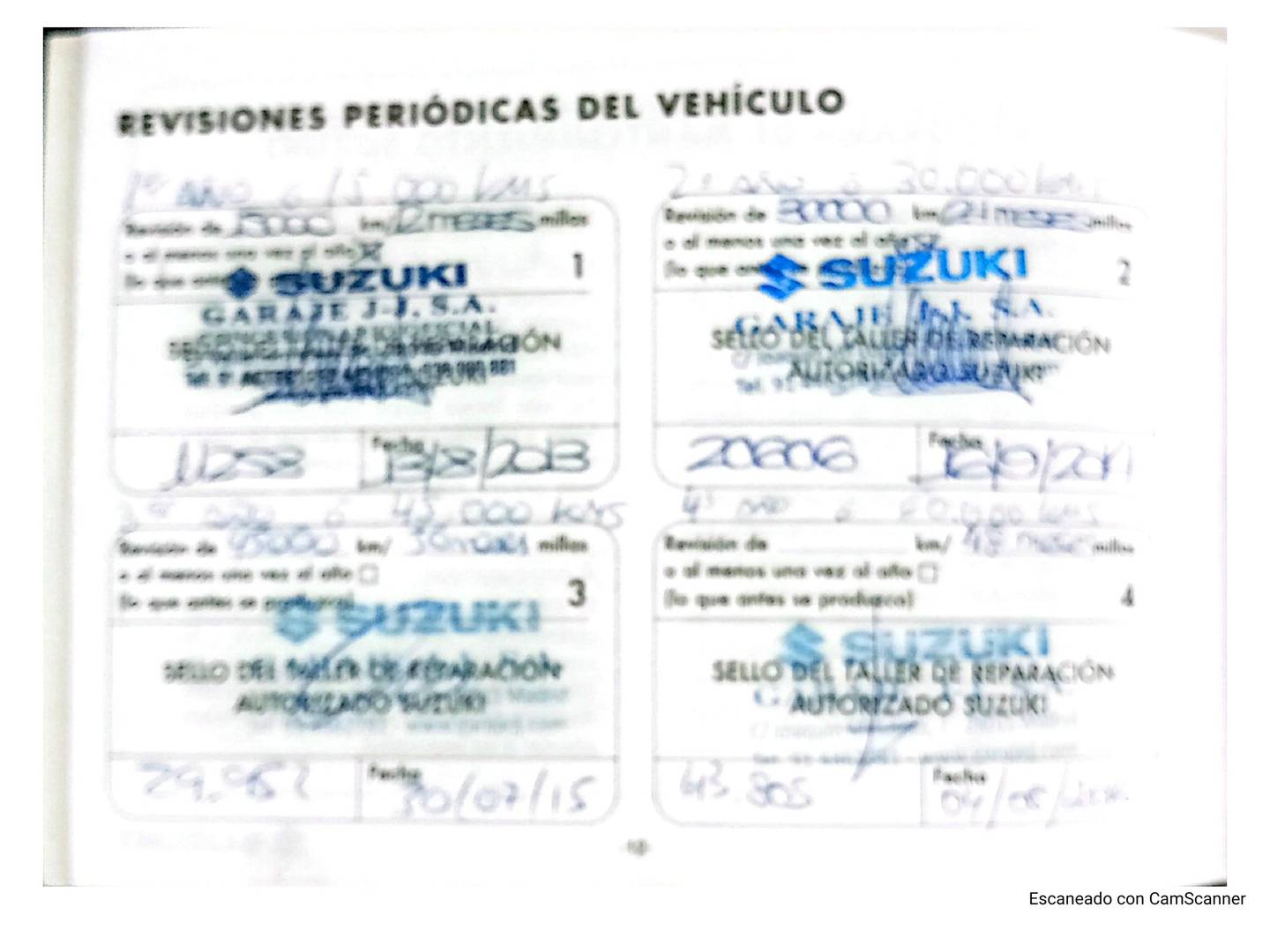 Foto del mantenimiento del Suzuki Grand Vitara Suzuki Grand Vitara 1.9 DDIS JX (129 CV)