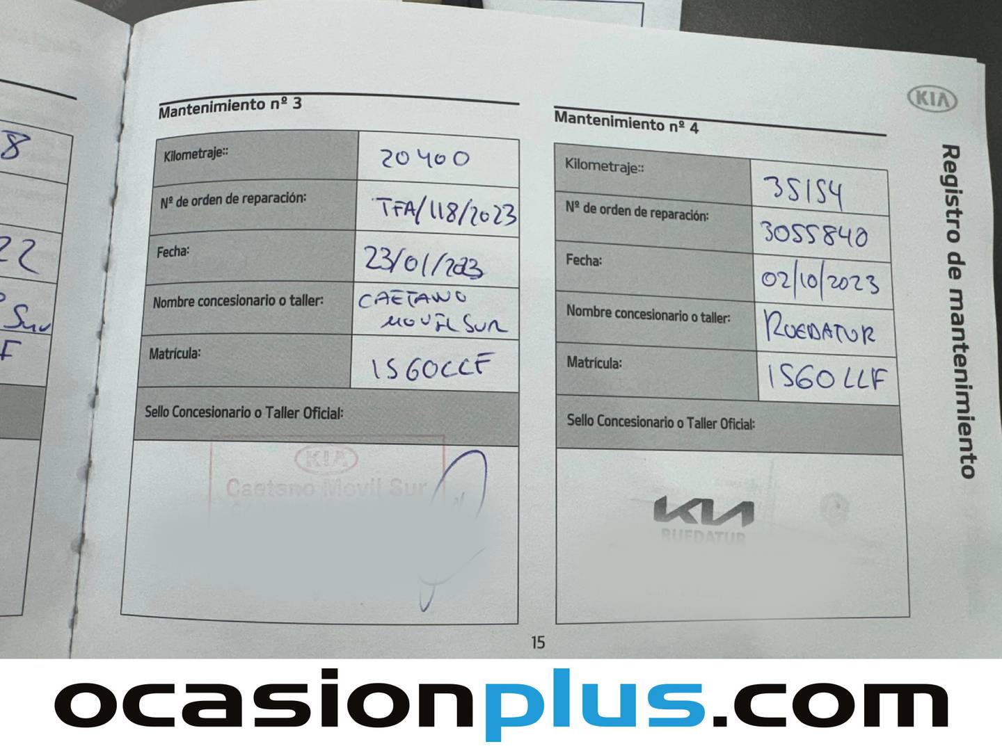 Foto del mantenimiento del KIA XCeed KIA XCeed 1.4 T-GDi Emotion DCT (140 CV)