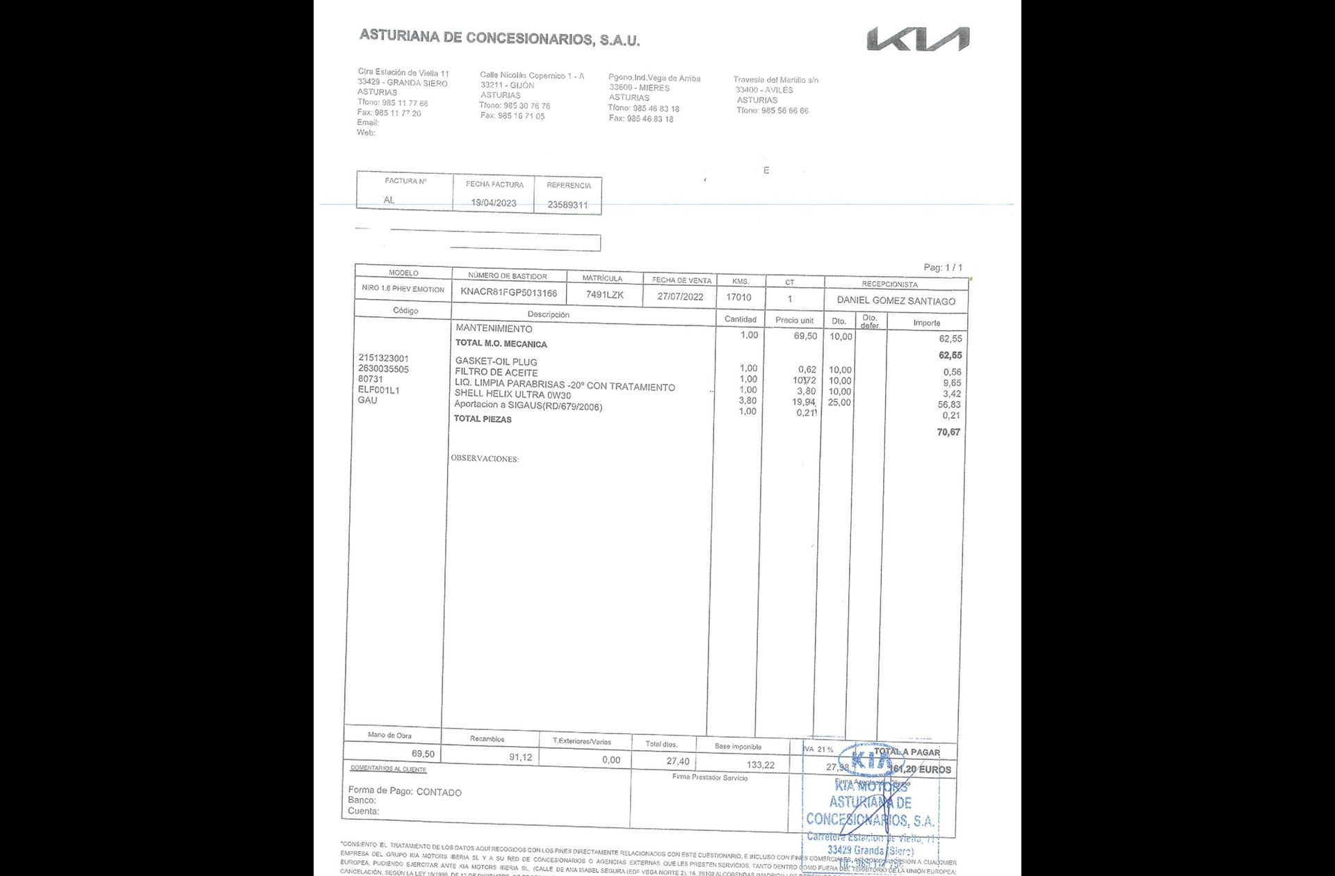 Kia Niro 1.6 GDi PHEV Emotion - foto 24