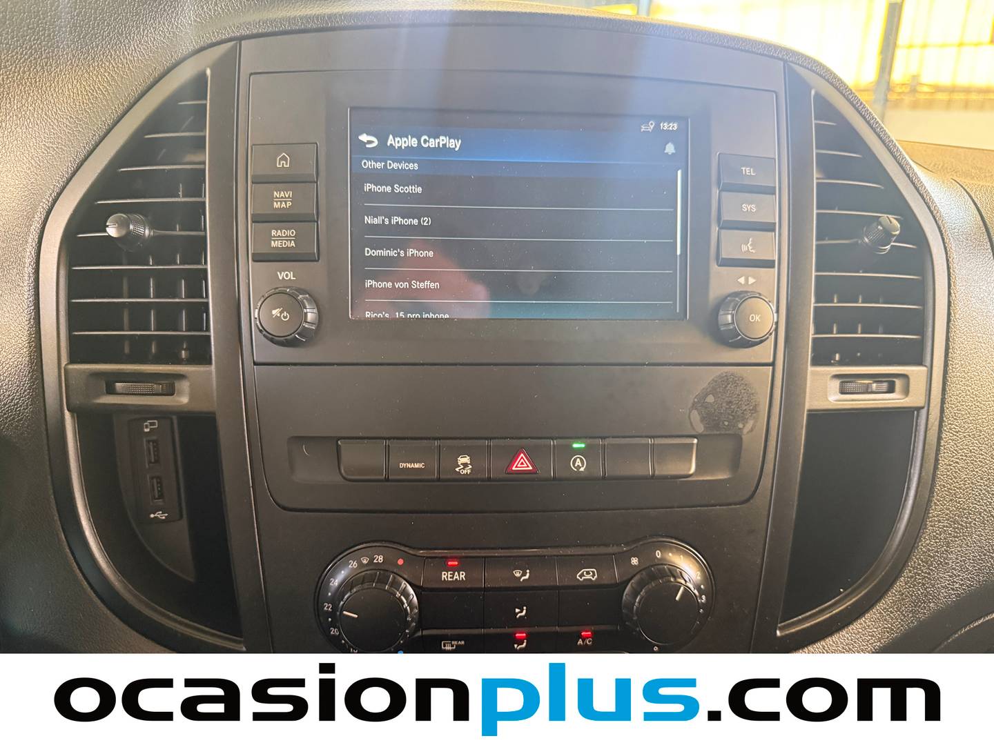 Equipamiento del Mercedes Vito Mercedes Vito Combi 116 CDI Tourer Pro Larga (163 CV) 8 Plazas