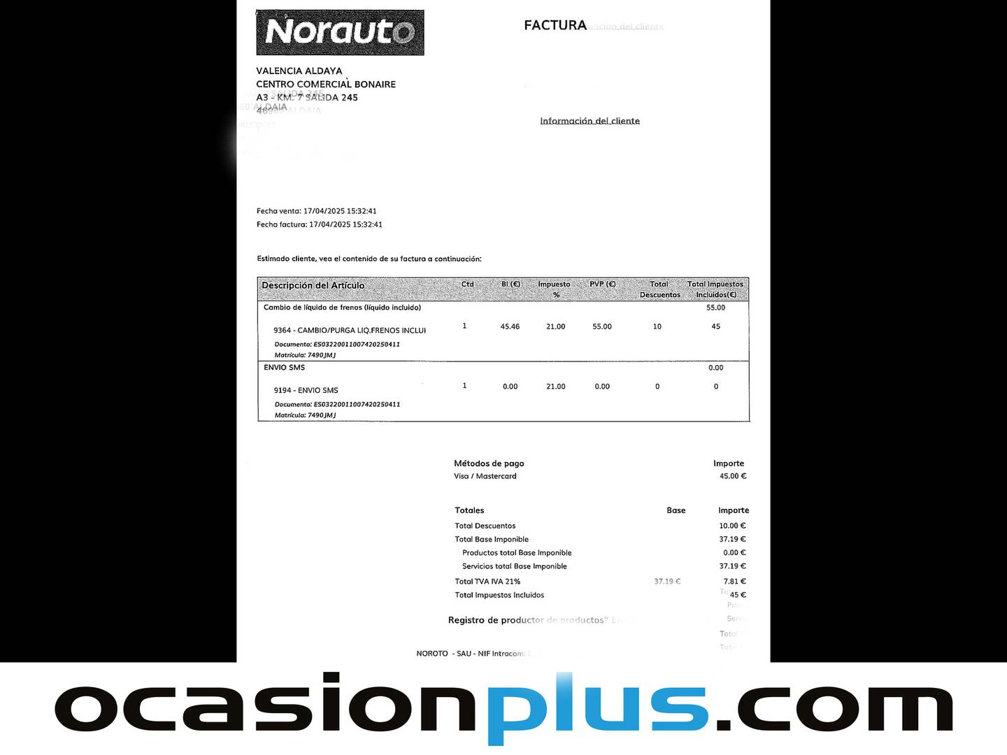 Foto del mantenimiento del BMW X3 BMW X3 sDrive18d (150 CV)