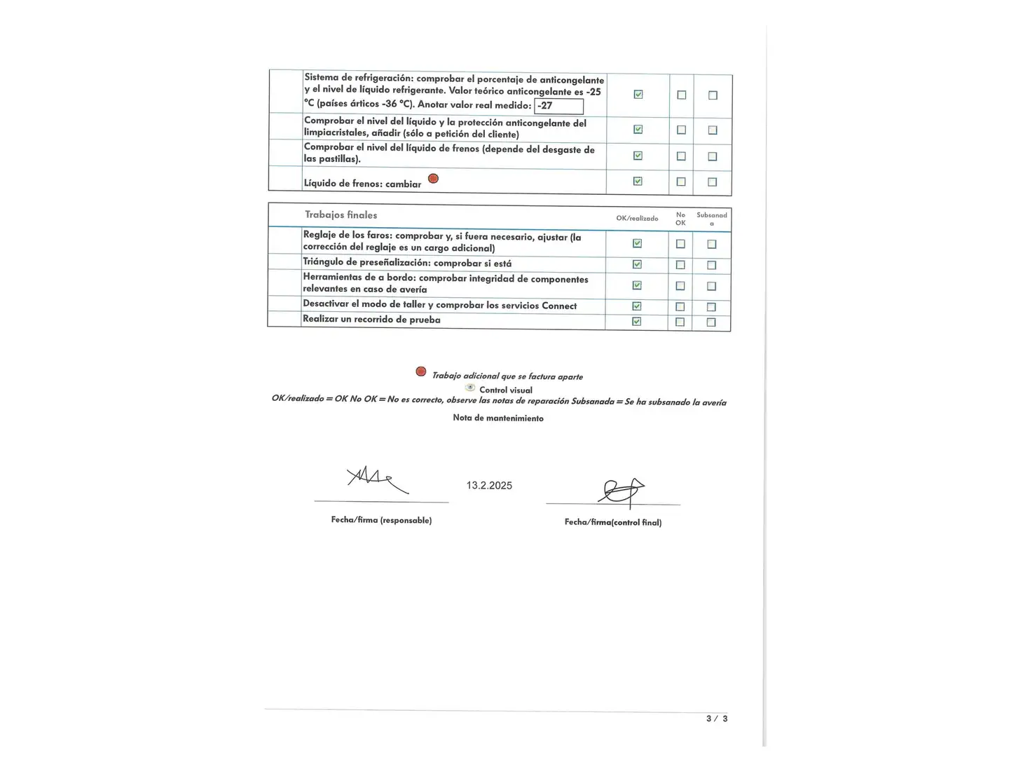 Mantenimiento