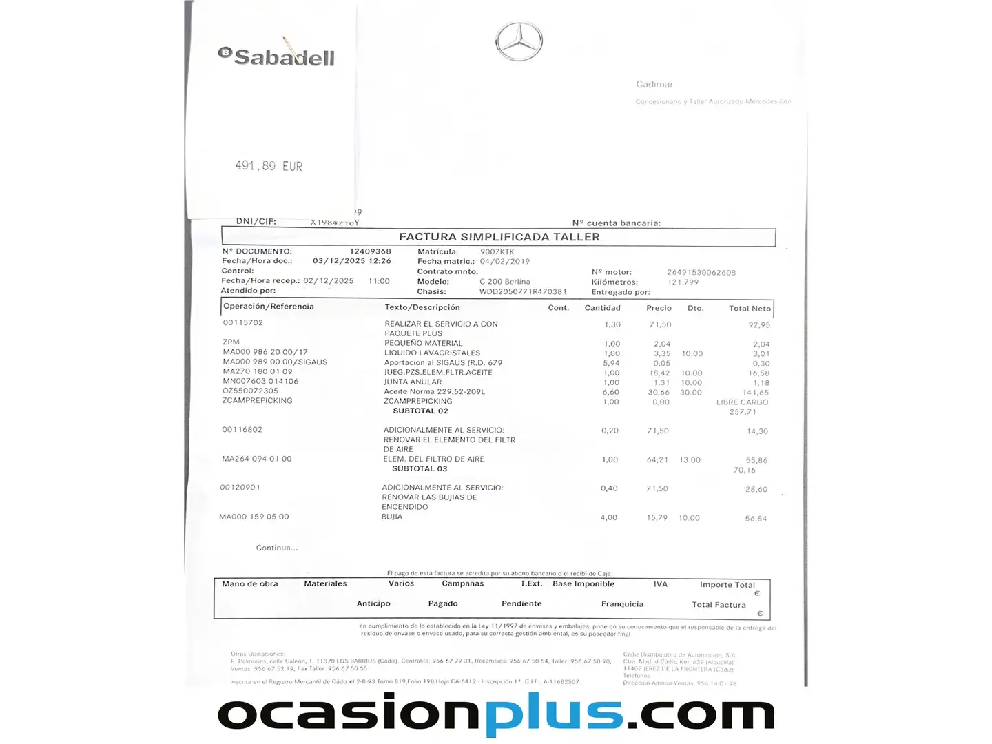 Foto Mercedes Clase C Mercedes-Benz Clase C 200  (184 CV) Pack AMG