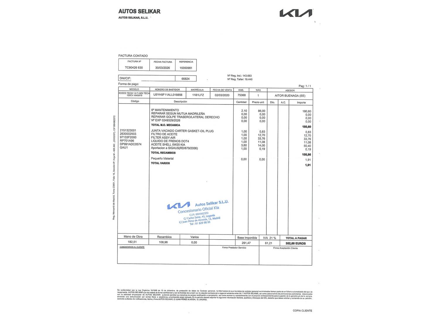 KIA XCeed KIA XCeed 1.0 T-GDi Tech (120 CV) de segunda mano