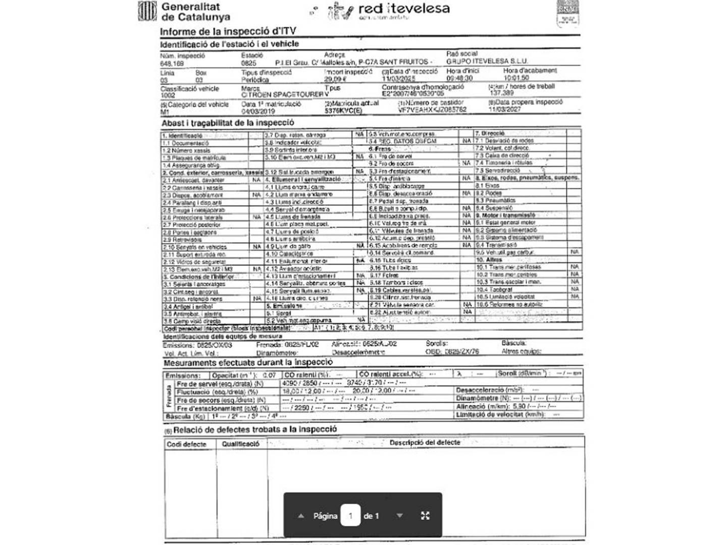 Foto Citroën Spacetourer Citroen Spacetourer BlueHDi 150 S&S Feel Talla M 8 Plazas  (150 CV)