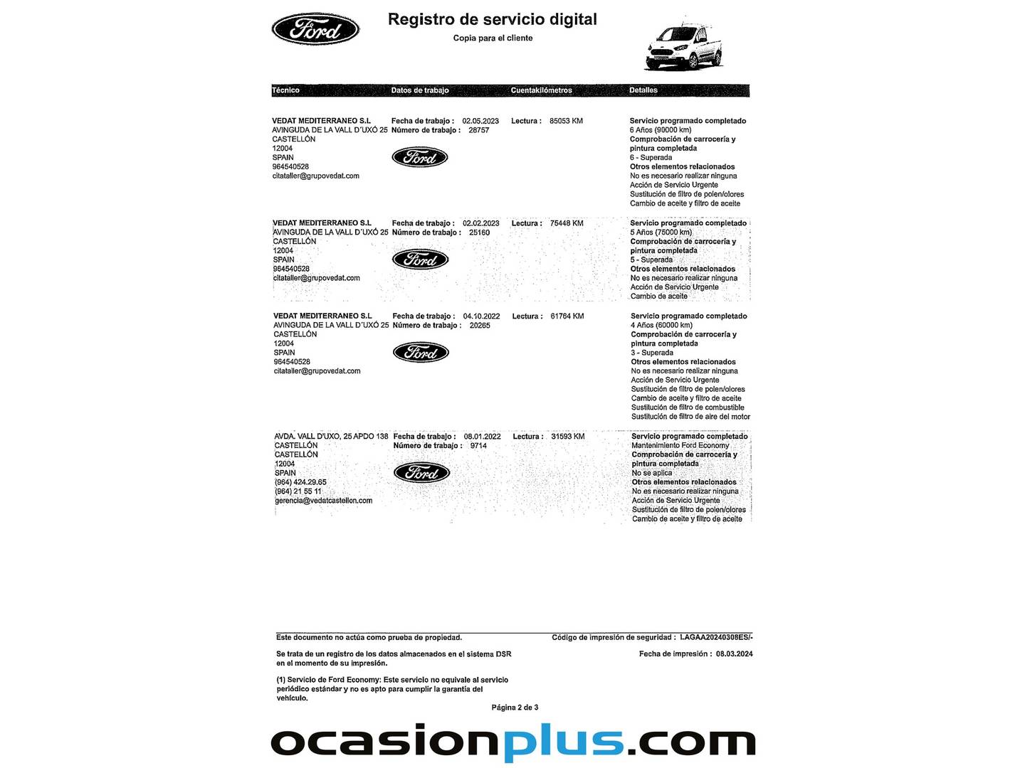 Foto Ford Transit Courier Ford Transit Courier 1.5 TDCI Trend (75 CV)